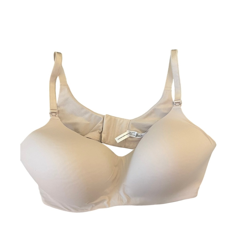 Torrid Womens Nude‎ Wireless Plus Size 42 DDD Nursing Bra